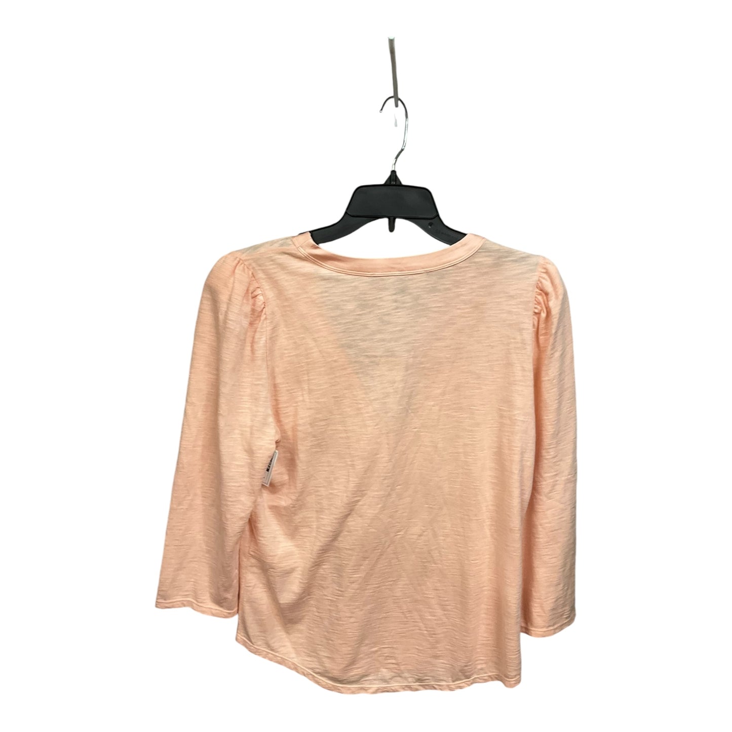 Top 3/4 Sleeve By White House Black Market In Peach, Size: M