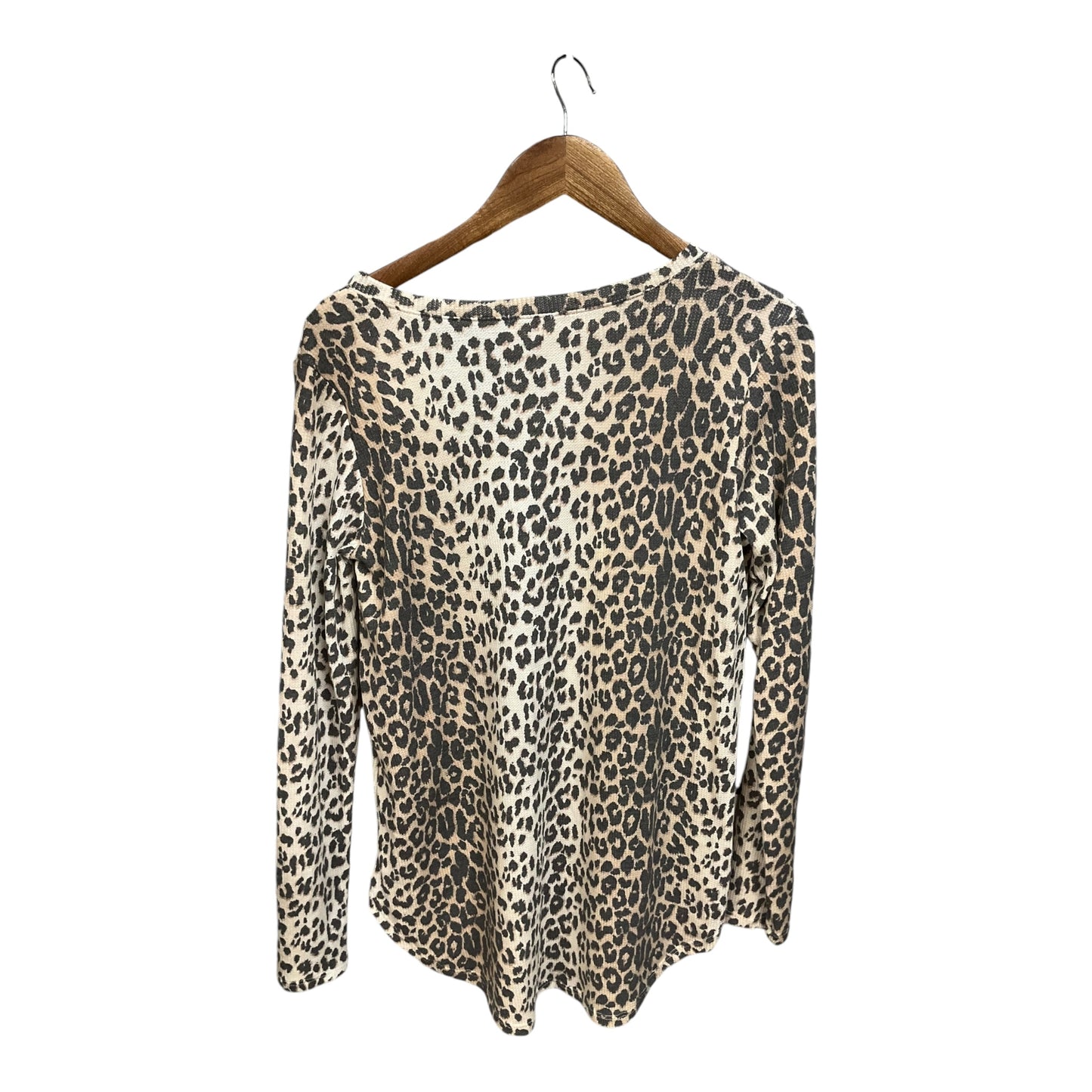 Top Long Sleeve By Clothes Mentor In Animal Print, Size: L