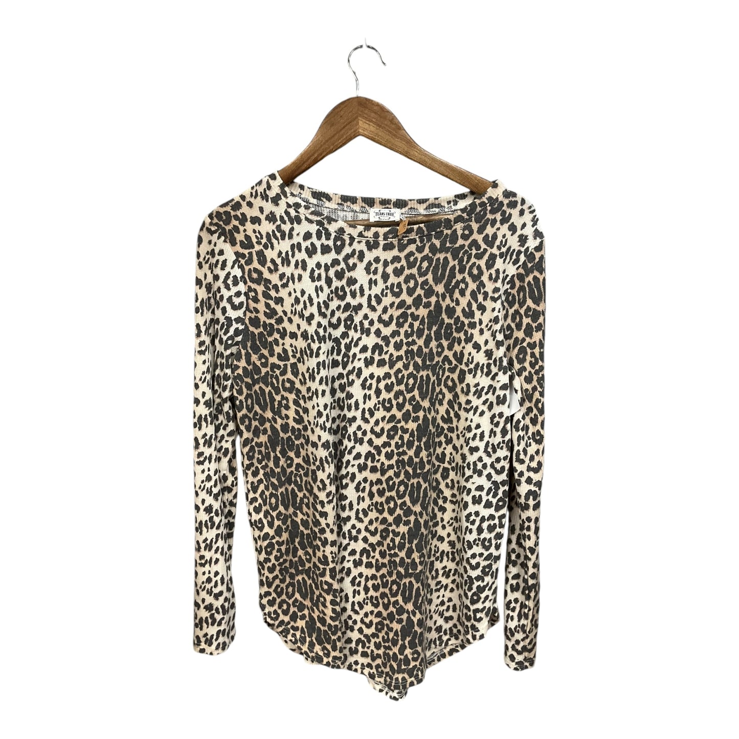 Top Long Sleeve By Clothes Mentor In Animal Print, Size: L