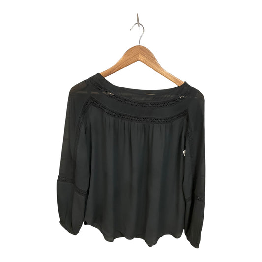 Top Long Sleeve By Loft In Black, Size: Xs