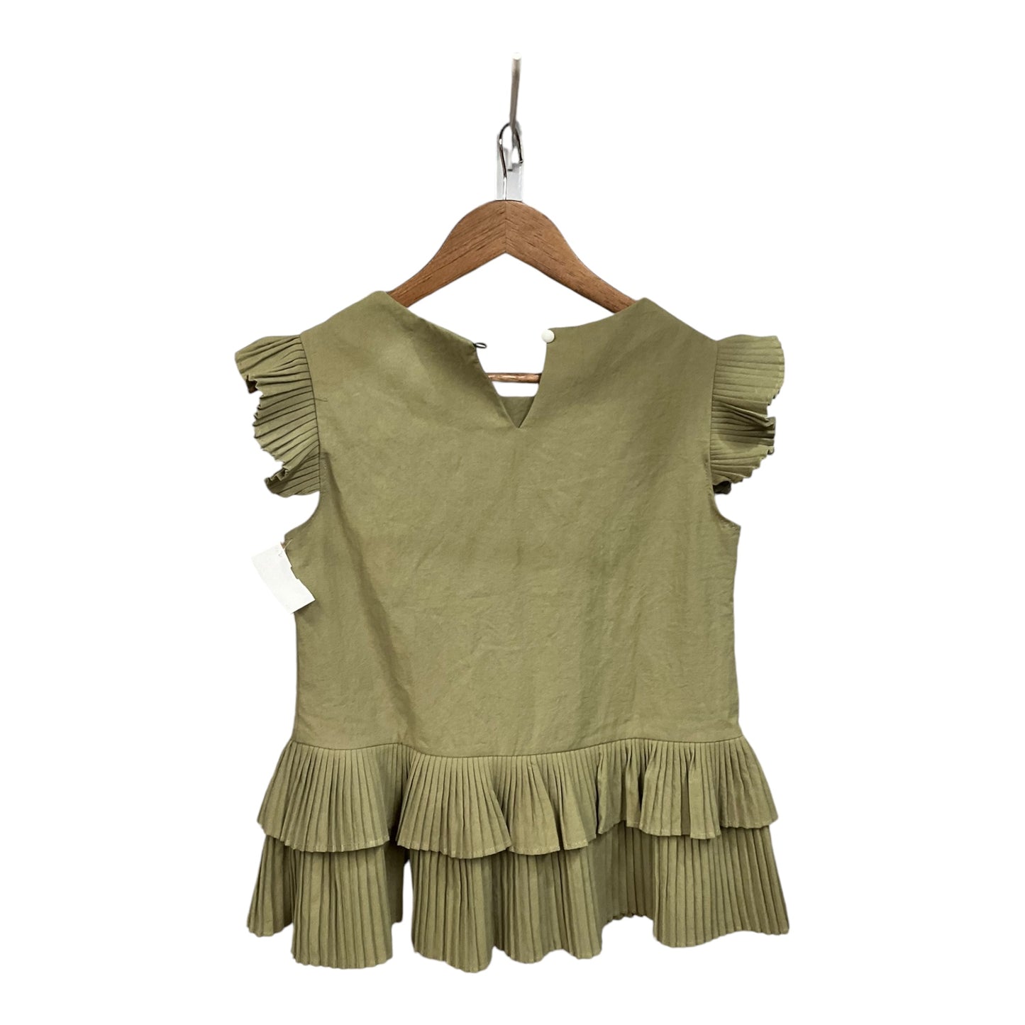 Top Sleeveless By Goodnight Macaroon In Green, Size: S