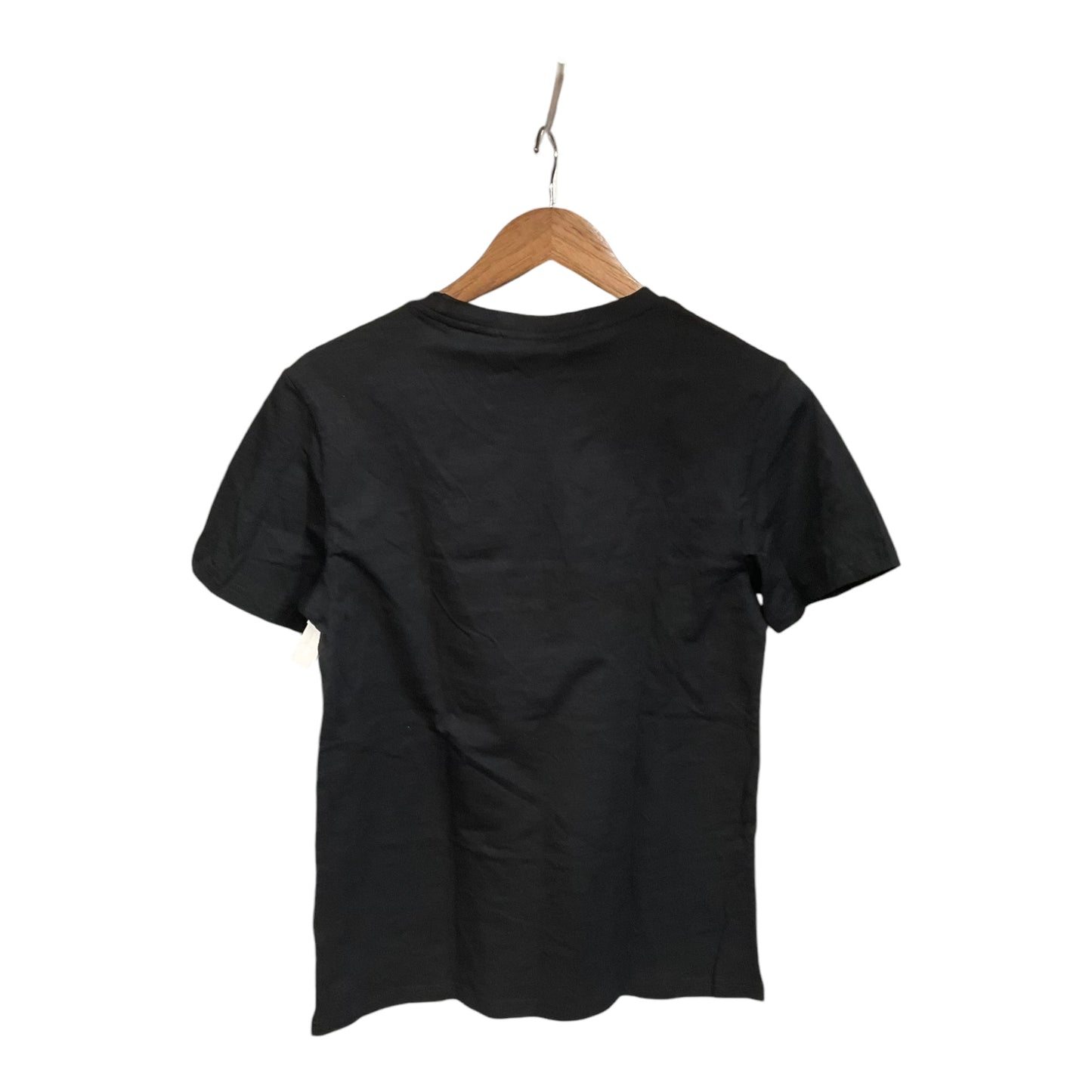 Top Short Sleeve By Clothes Mentor In Black, Size: M