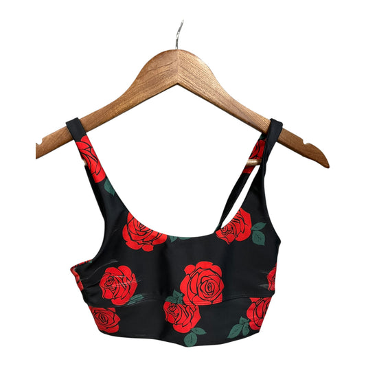 Athletic Bra By Beach Riot In Floral Print, Size: S