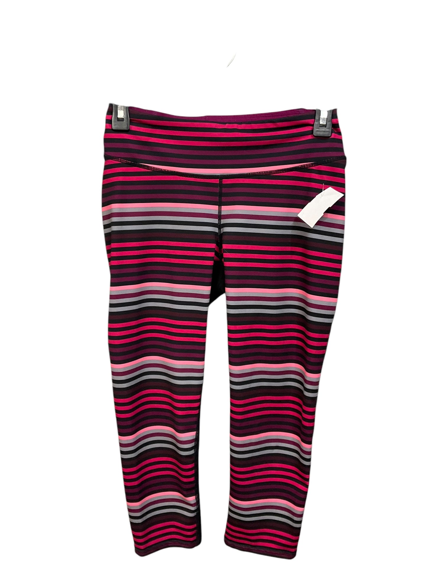 Athletic Leggings Capris By Gapfit In Striped Pattern, Size: S