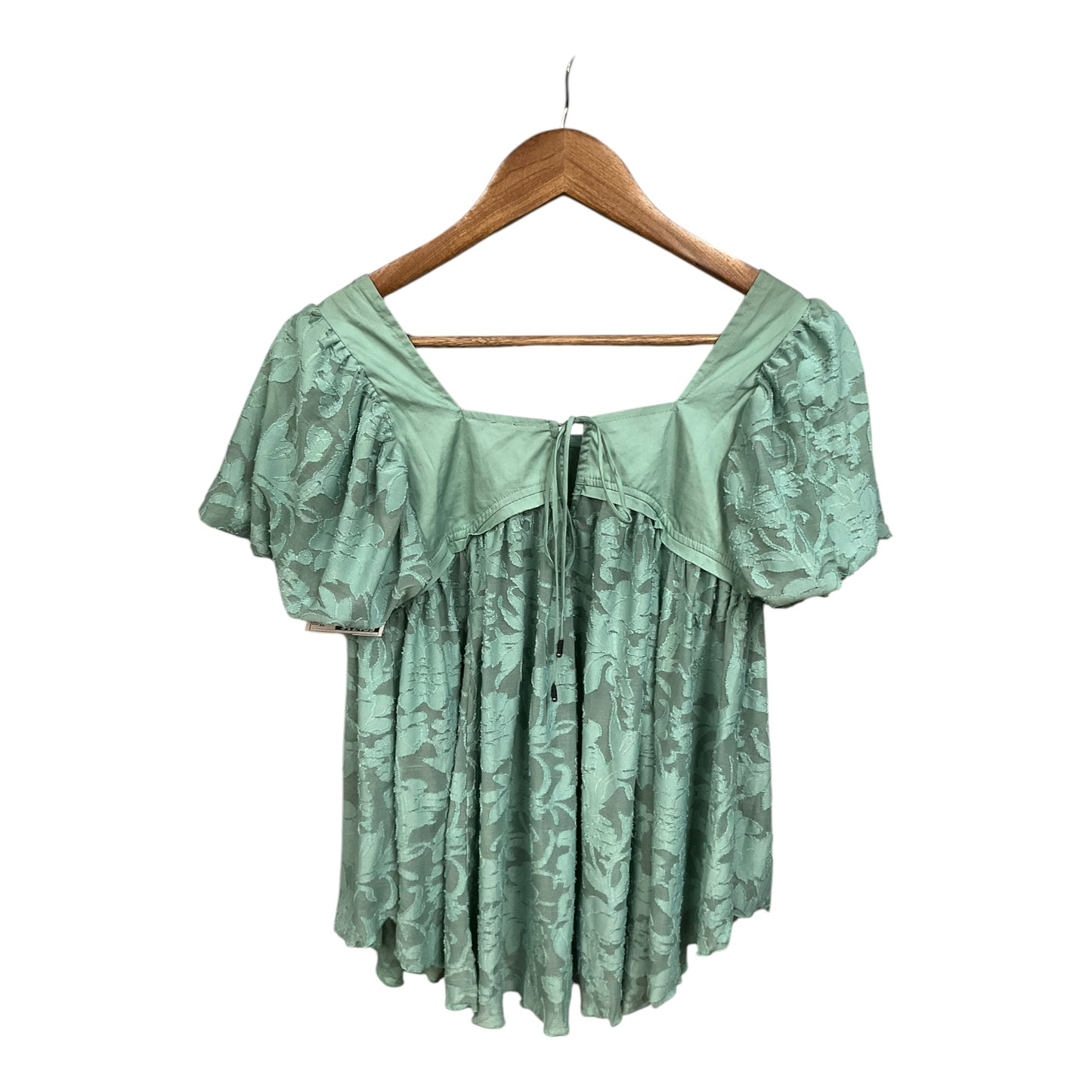 Top Short Sleeve By Free People In Green, Size: Xs