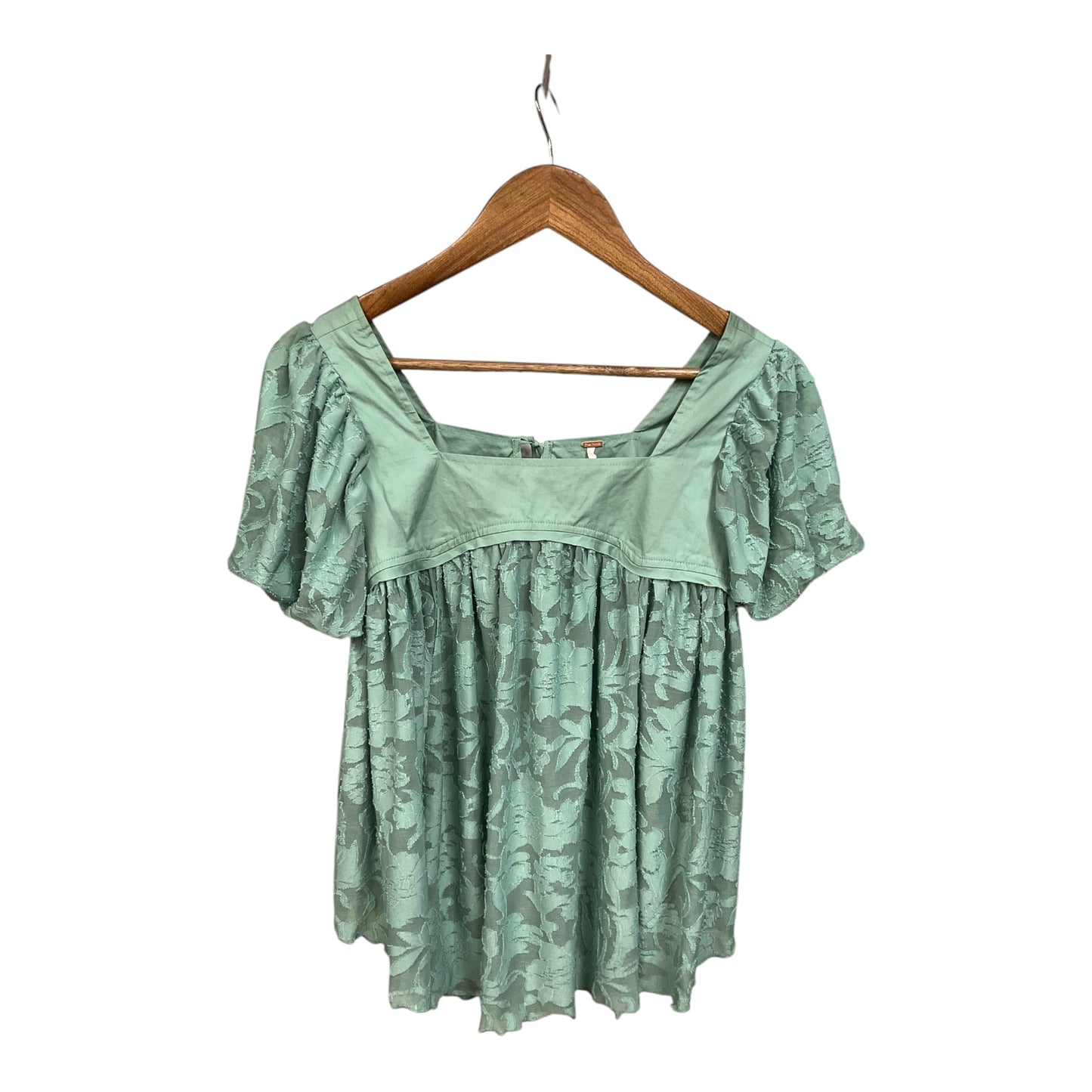 Top Short Sleeve By Free People In Green, Size: Xs