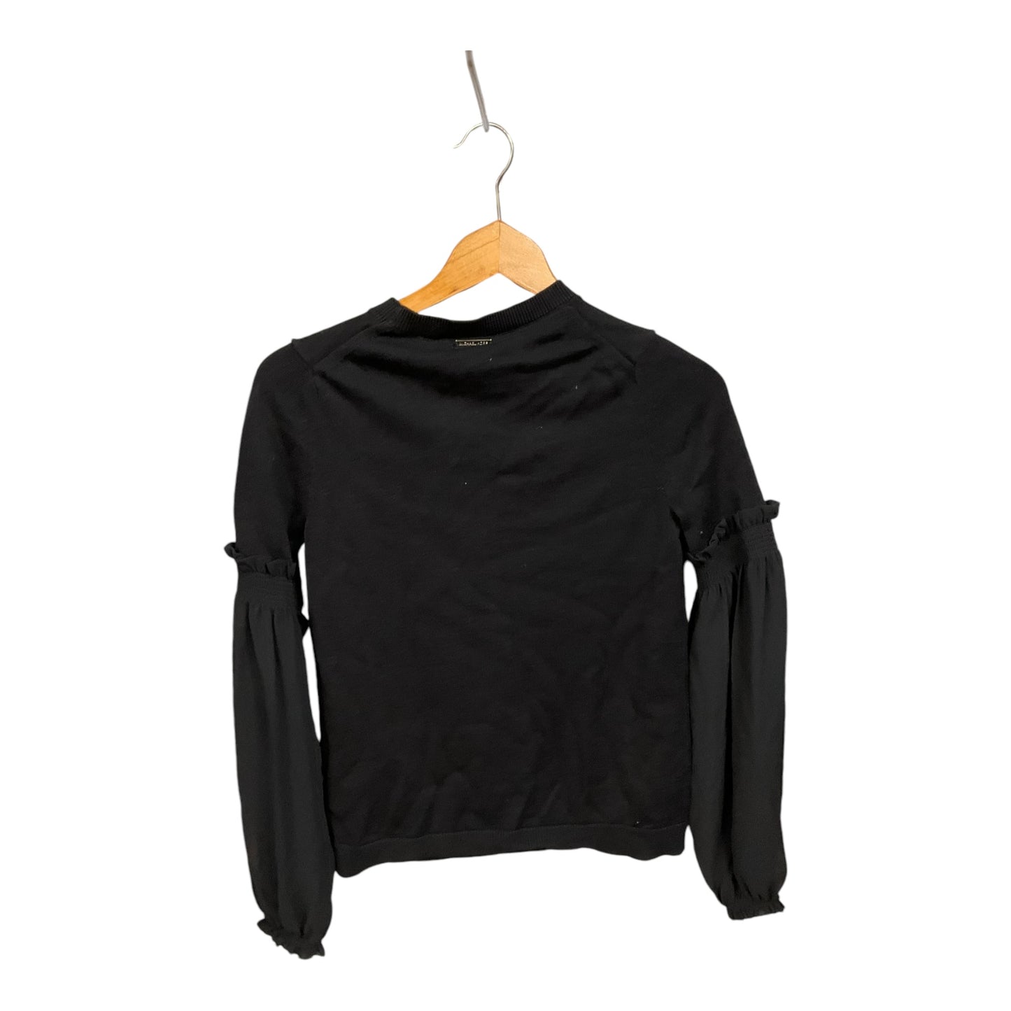 Top Long Sleeve By Michael By Michael Kors In Black, Size: S