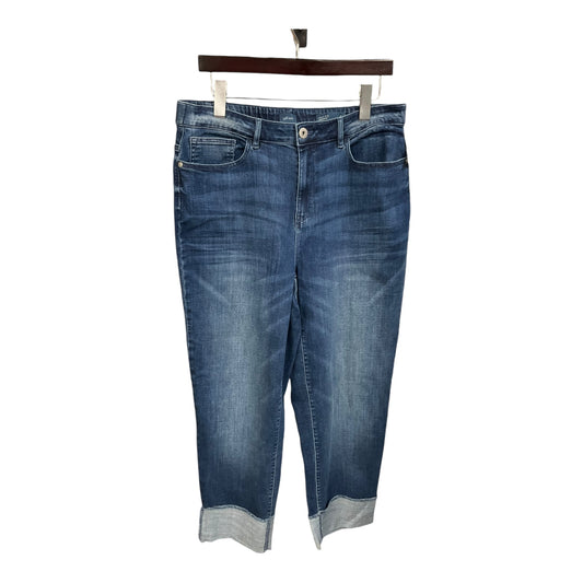 Jeans Straight By J. Jill In Blue Denim, Size: 16