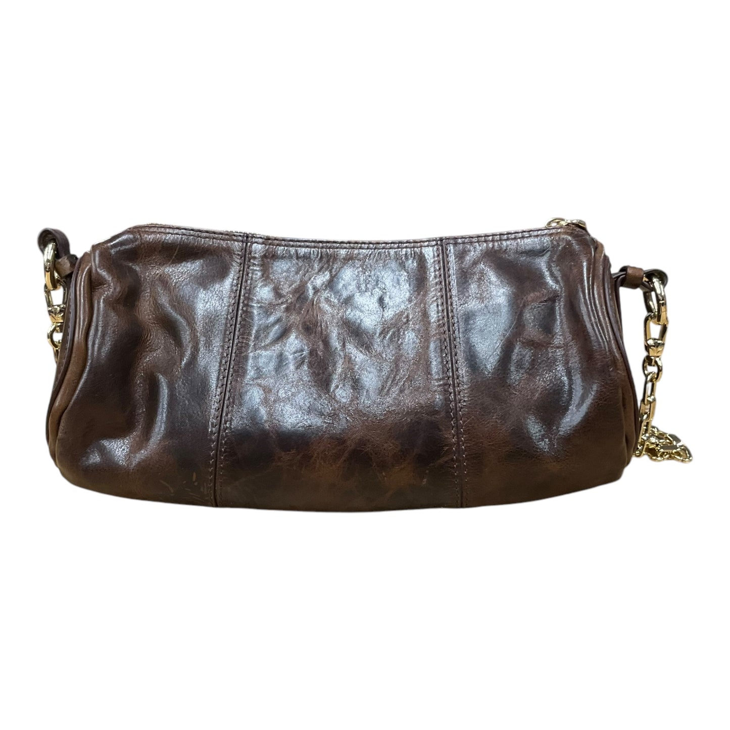 Handbag Leather By Cma, Size: Medium