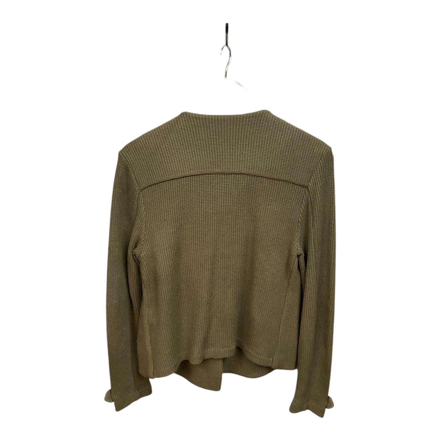 Top Long Sleeve By St Johns Bay In Beige, Size: M