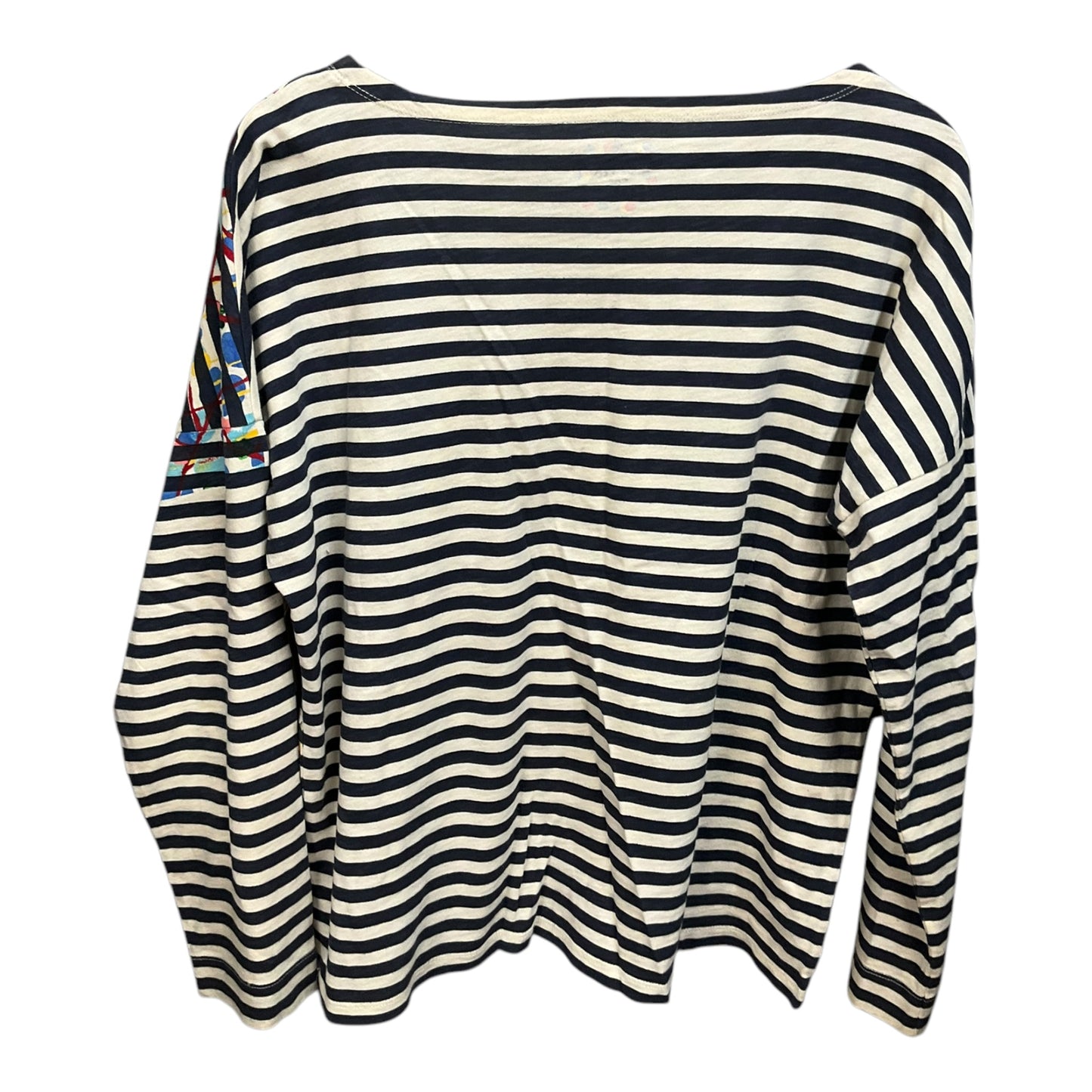 Top Long Sleeve By J. Crew In Striped Pattern, Size: L