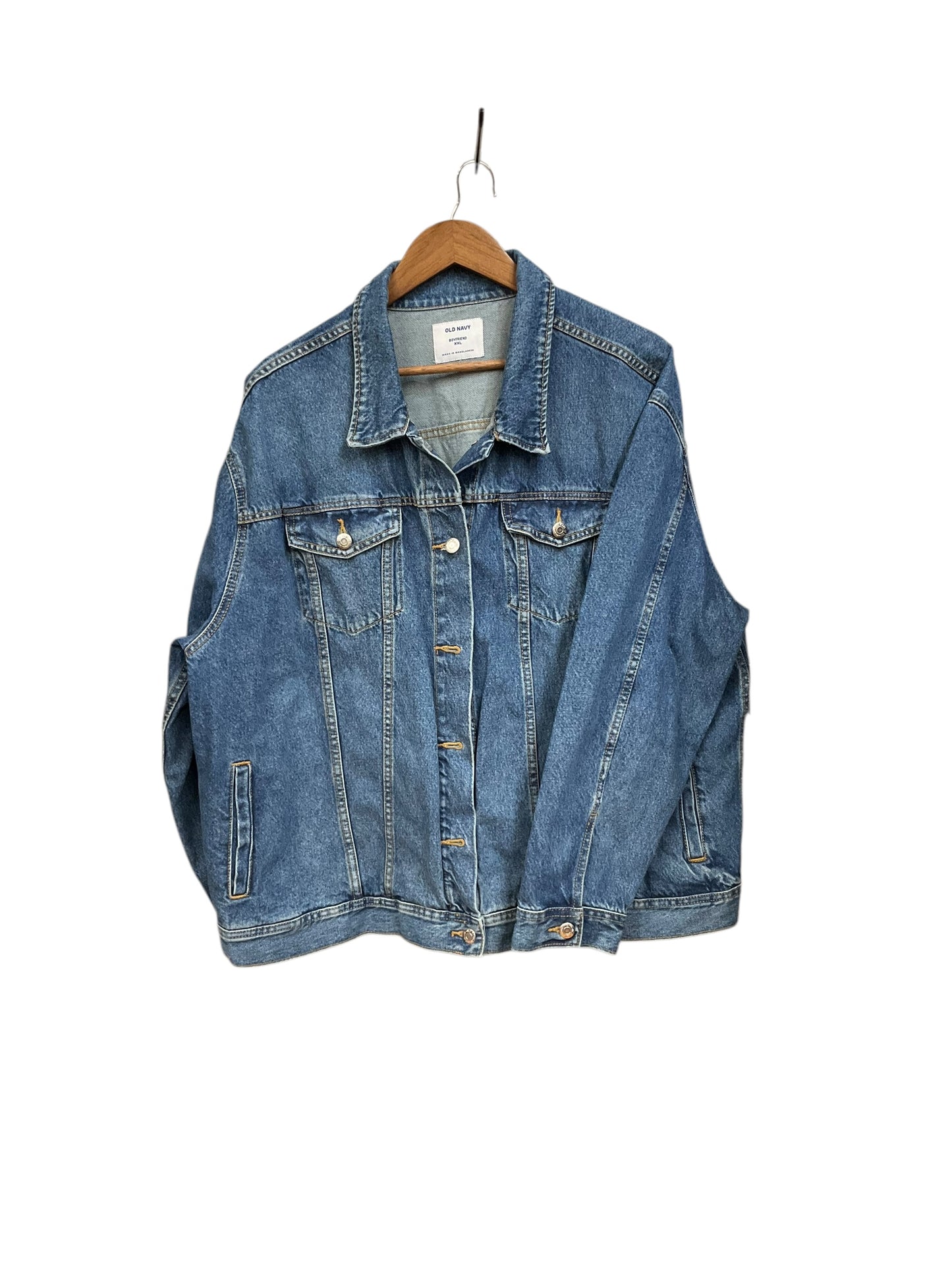 Jacket Denim By Old Navy In Blue Denim, Size: Xxl