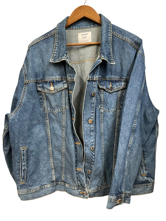 Jacket Denim By Old Navy In Blue Denim, Size: Xxl