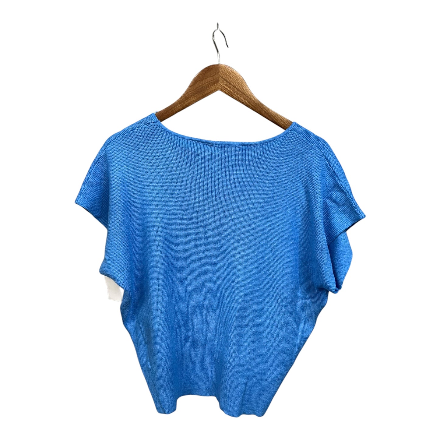 Sweater Short Sleeve By Cyrus Knits In Blue, Size: Xs