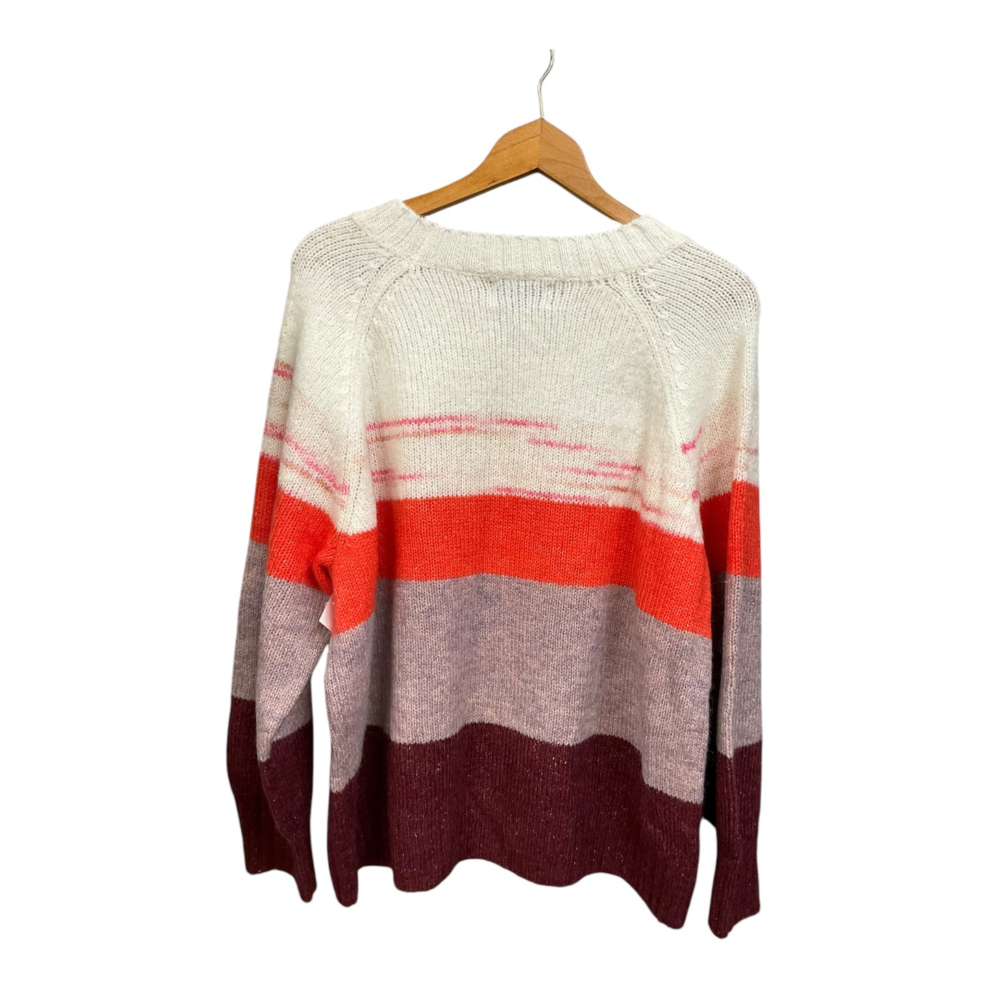 Sweater By Old Navy In Orange & Red, Size: Xl