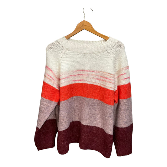 Sweater By Old Navy In Orange & Red, Size: Xl