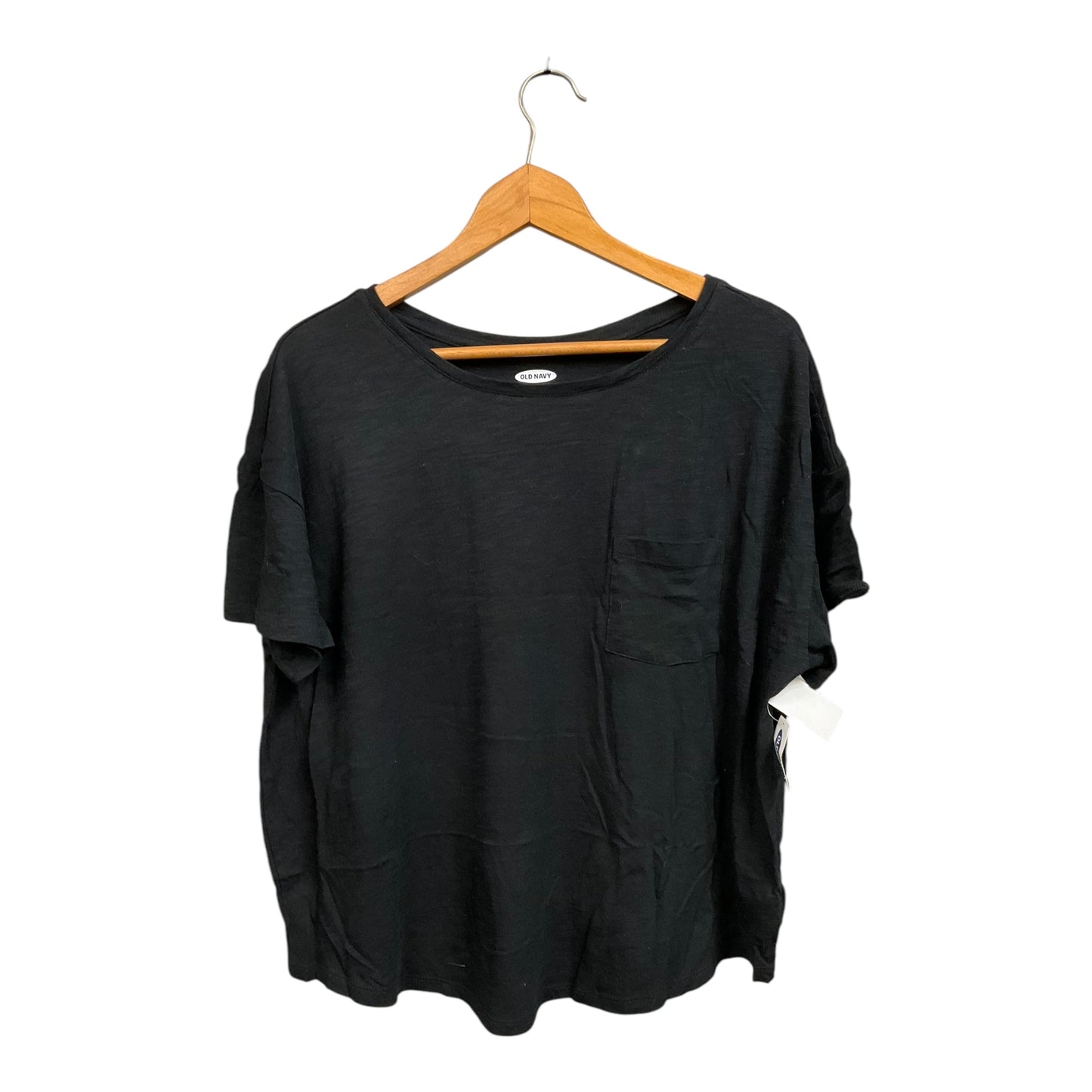 Top Short Sleeve Basic By Old Navy In Black, Size: Xl