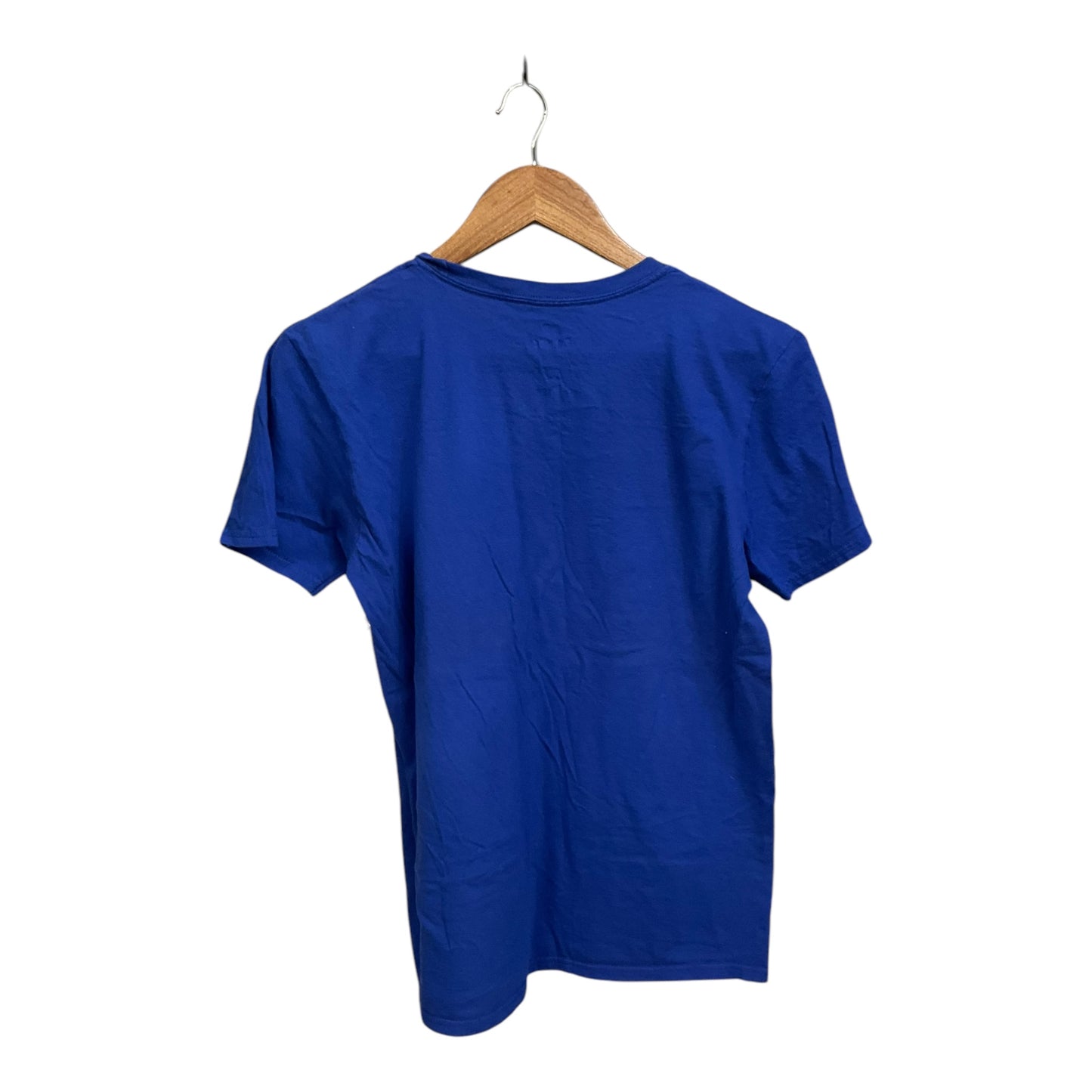 Athletic Top Short Sleeve By Fanatics In Blue, Size: M