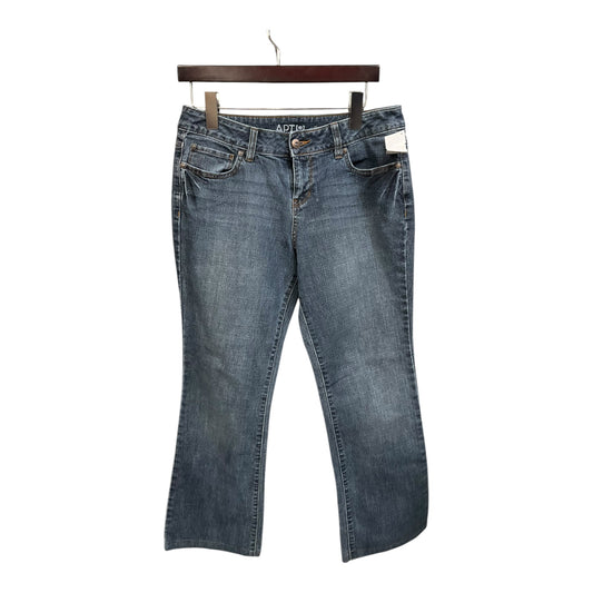 Jeans Boot Cut By Apt 9 In Blue Denim, Size: 8