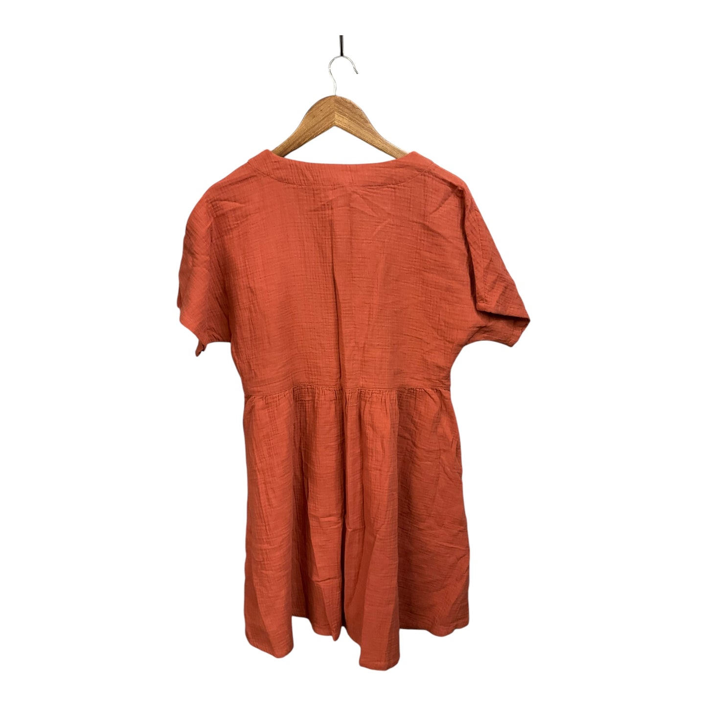 Dress Casual Short By Madewell In Orange, Size: M