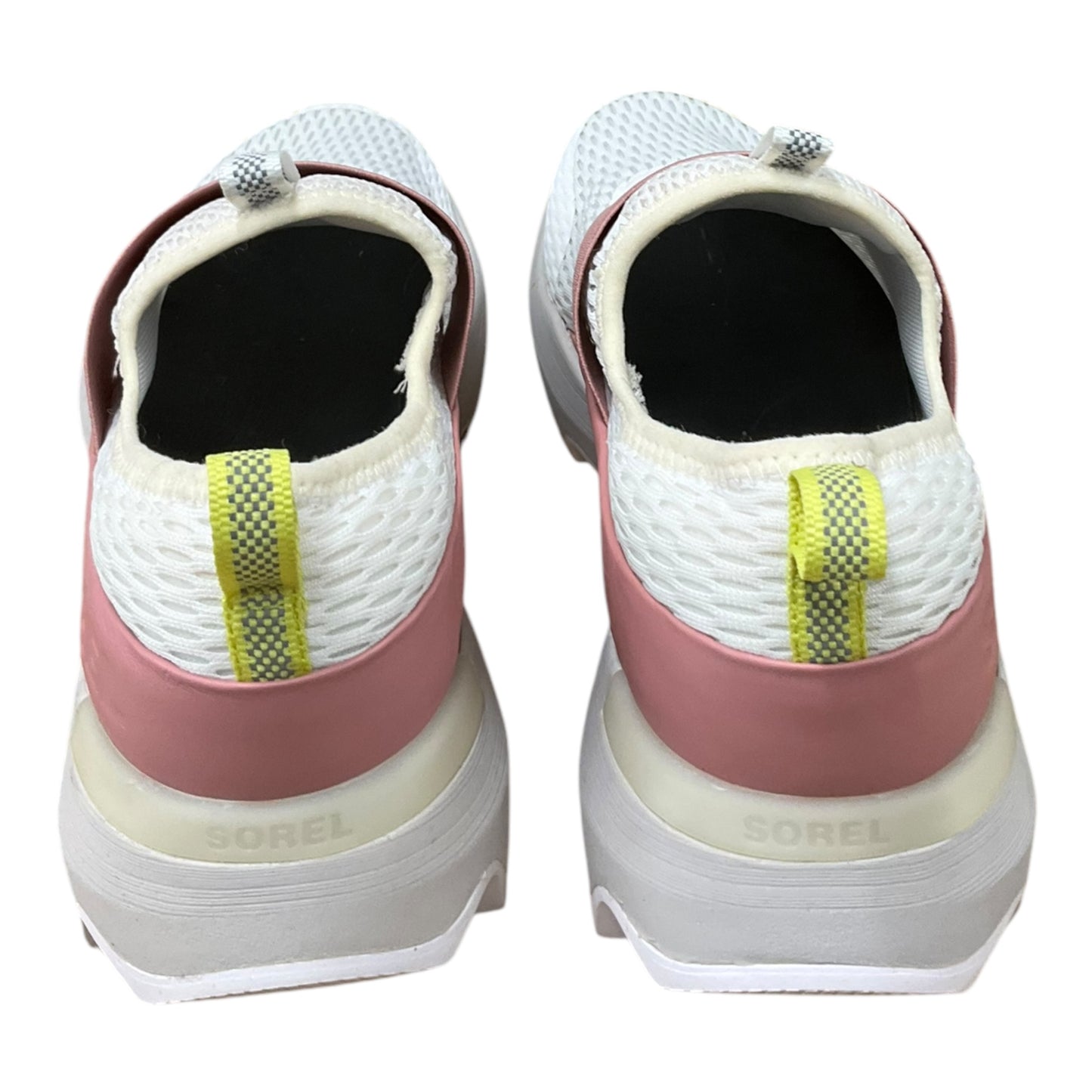 Shoes Sneakers By Sorel In Pink & White, Size: 8