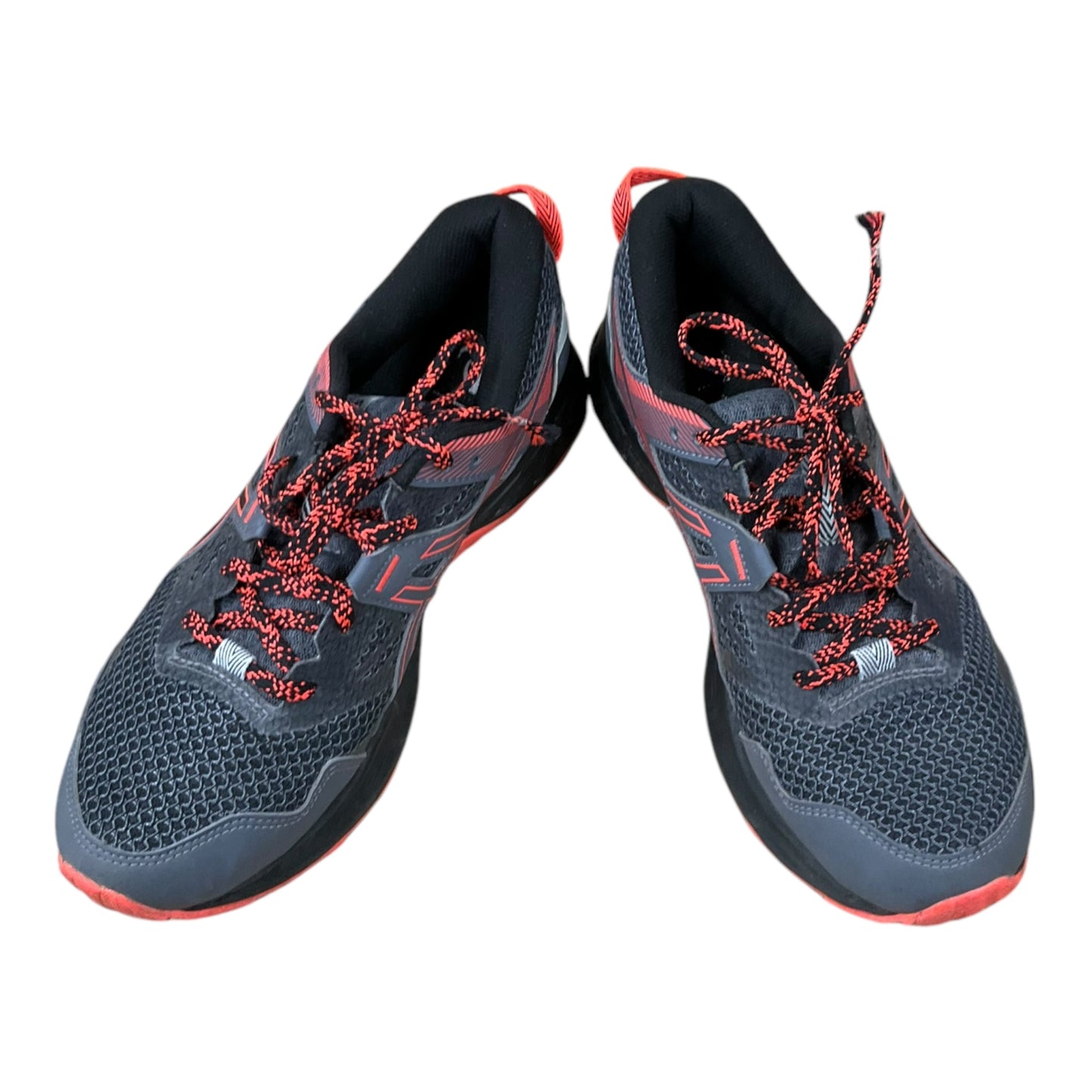 Shoes Athletic By Asics In Grey & Red, Size: 8