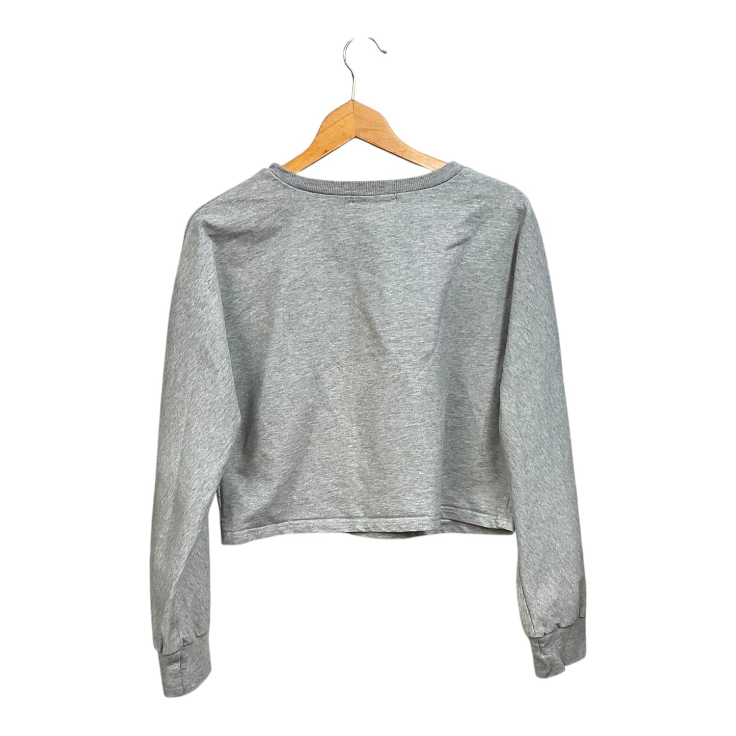 Top Long Sleeve By Clothes Mentor In Grey, Size: L