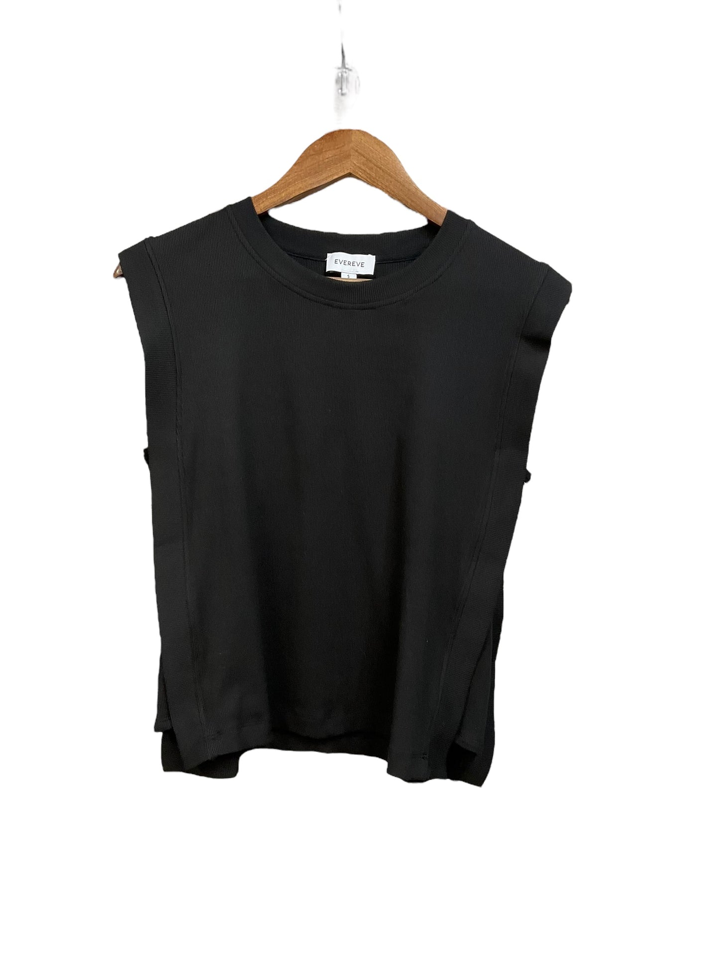 Top Sleeveless By Evereve In Black, Size: S