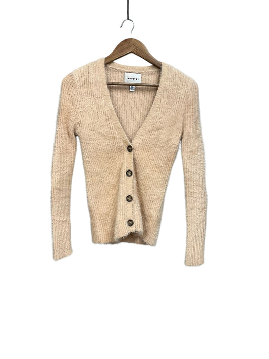 Sweater Cardigan By Cmb In Beige, Size: S