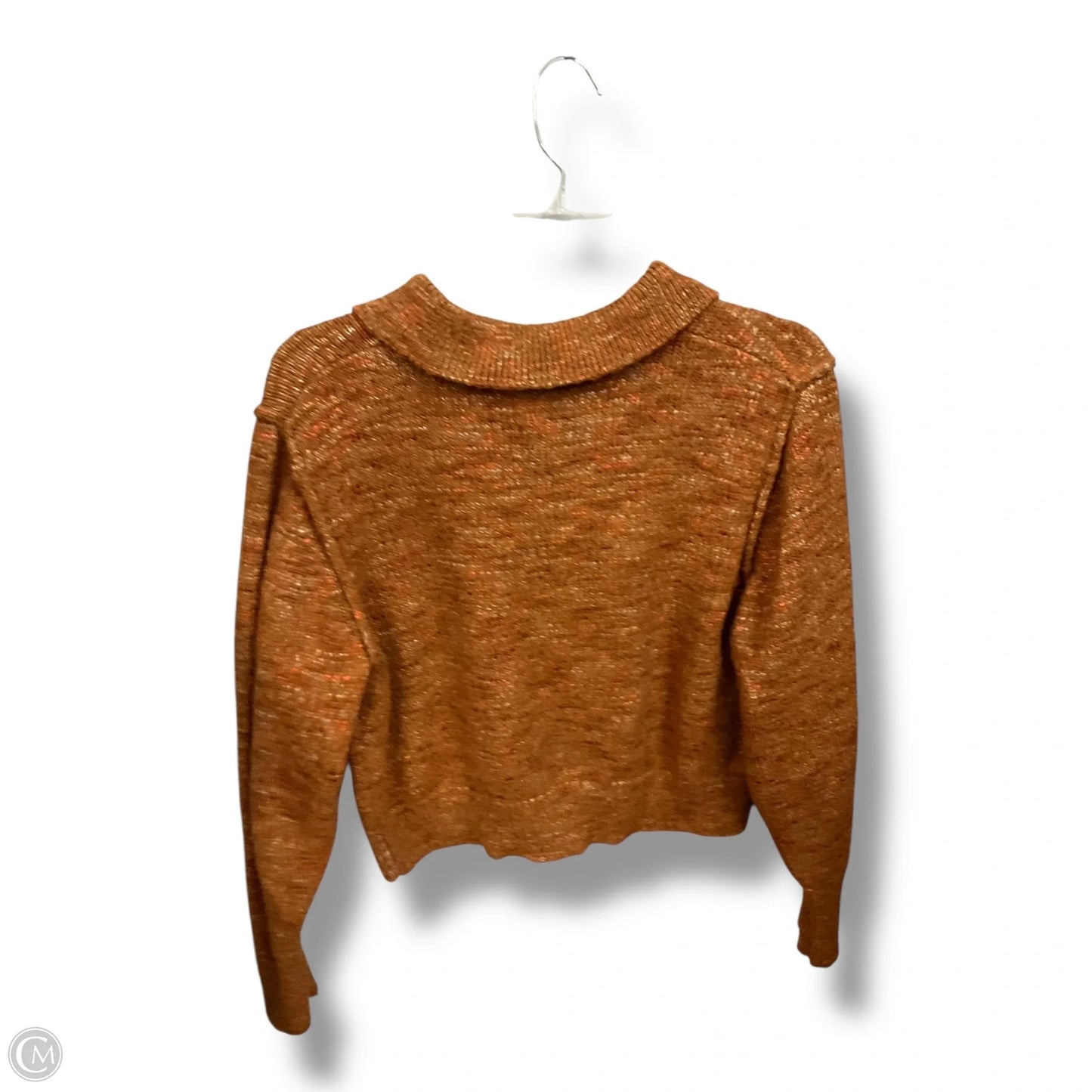 Sweater Cardigan By Universal Thread In Brown, Size: L