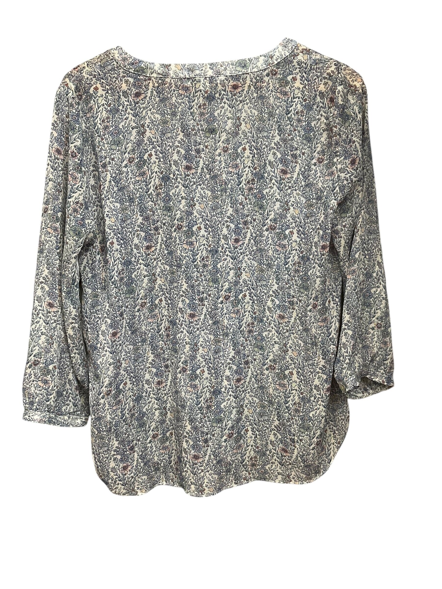 Blouse 3/4 Sleeve By Rose And Olive  Size: L