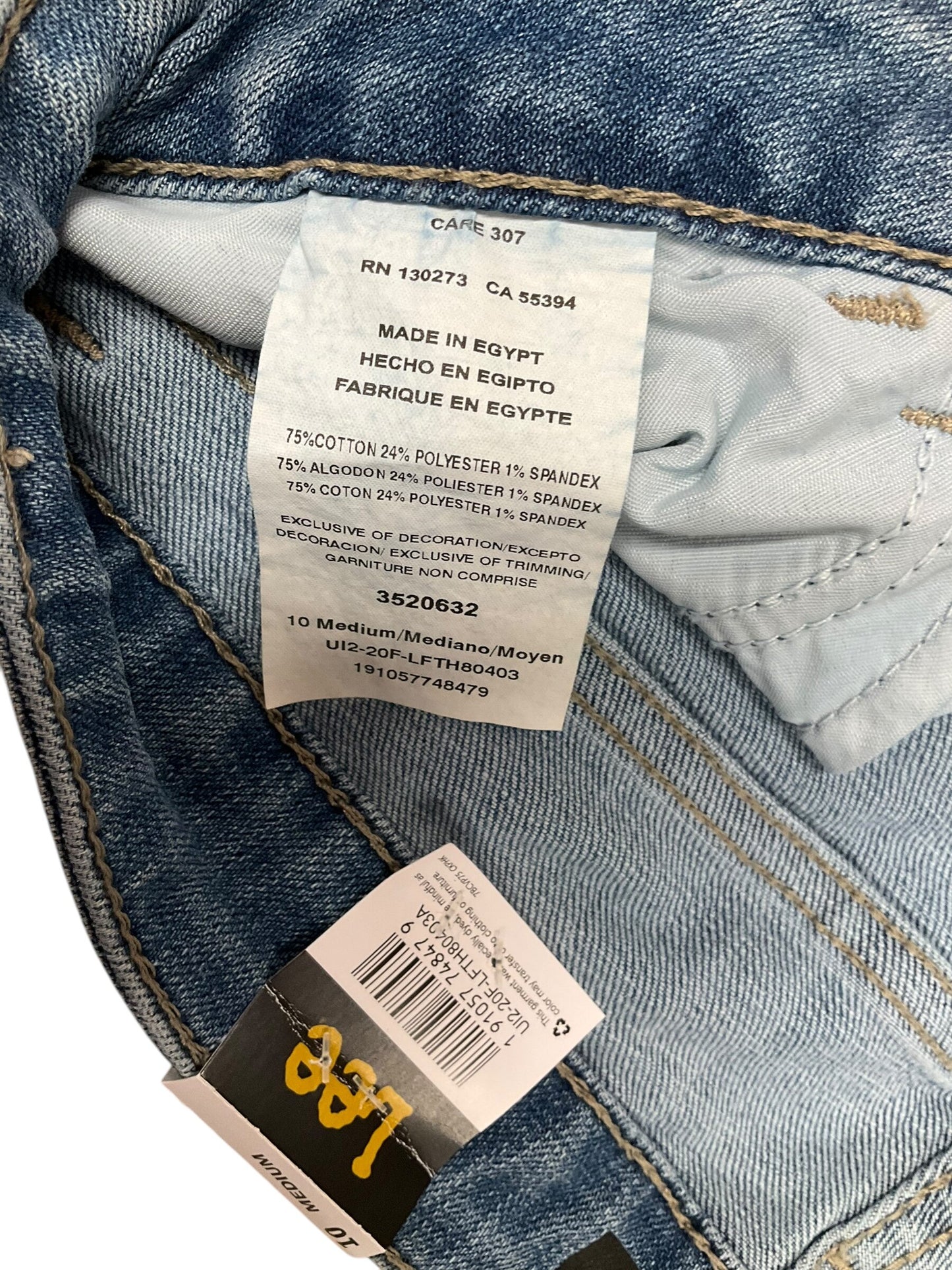 Jeans Straight By Lee  Size: 10