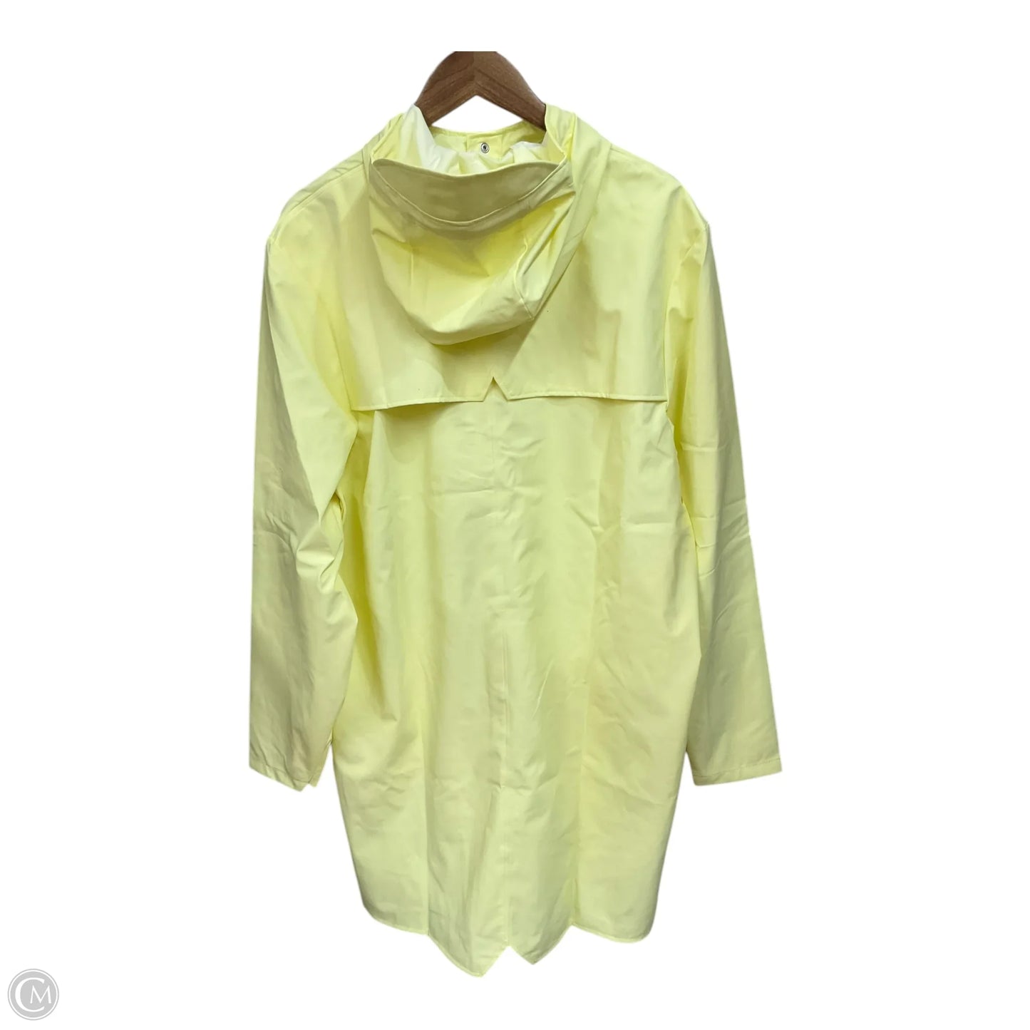 Coat Raincoat By Cma In Yellow, Size: L