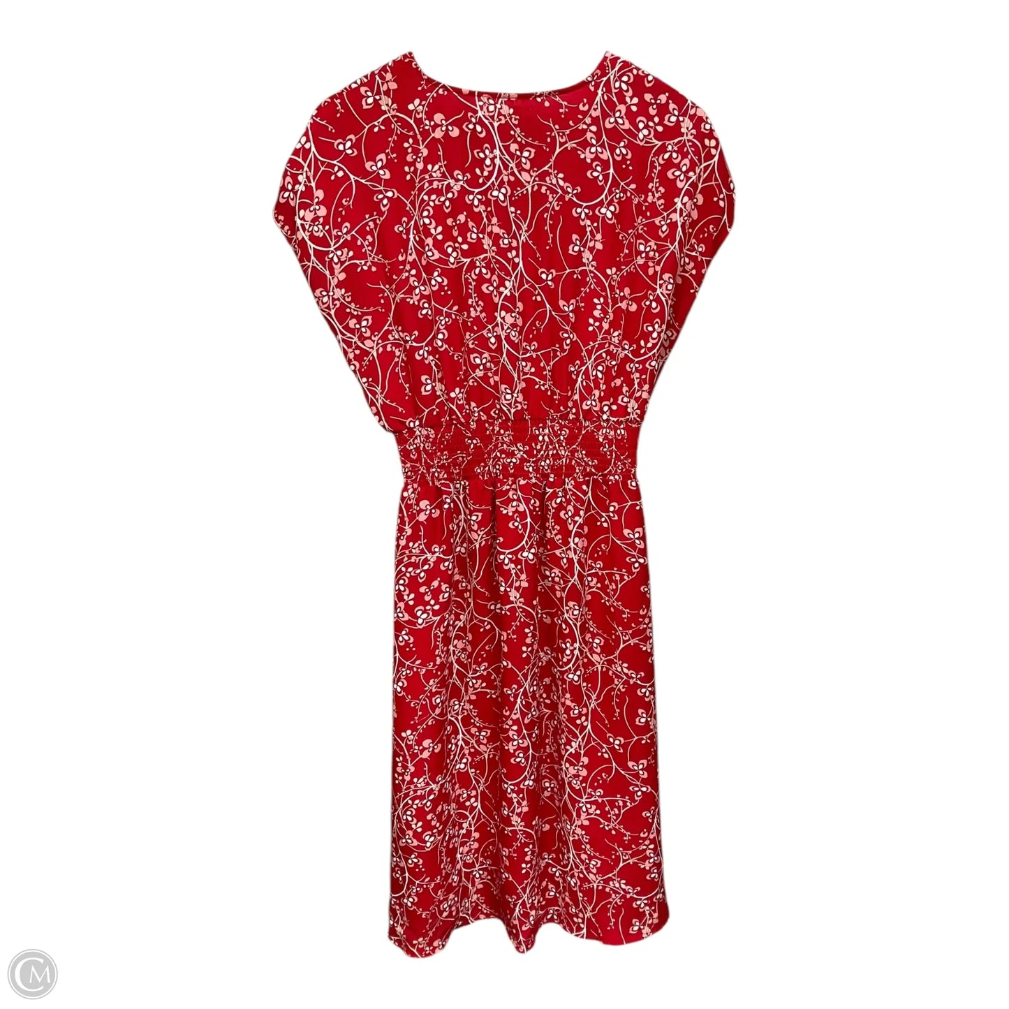 Dress Casual Short By Max Studio In Red & White, Size: M