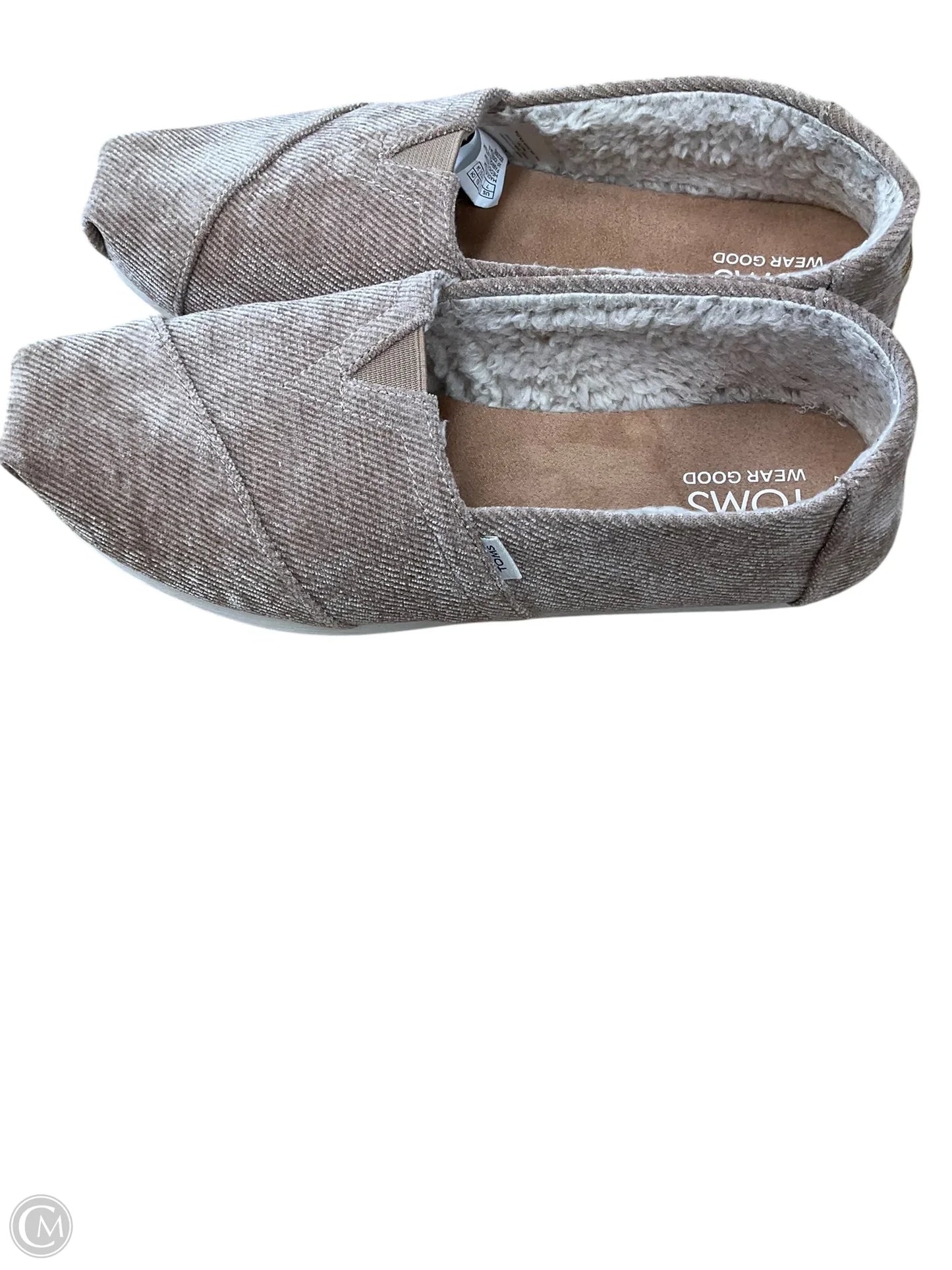 Shoes Flats By Toms In Beige, Size: 7