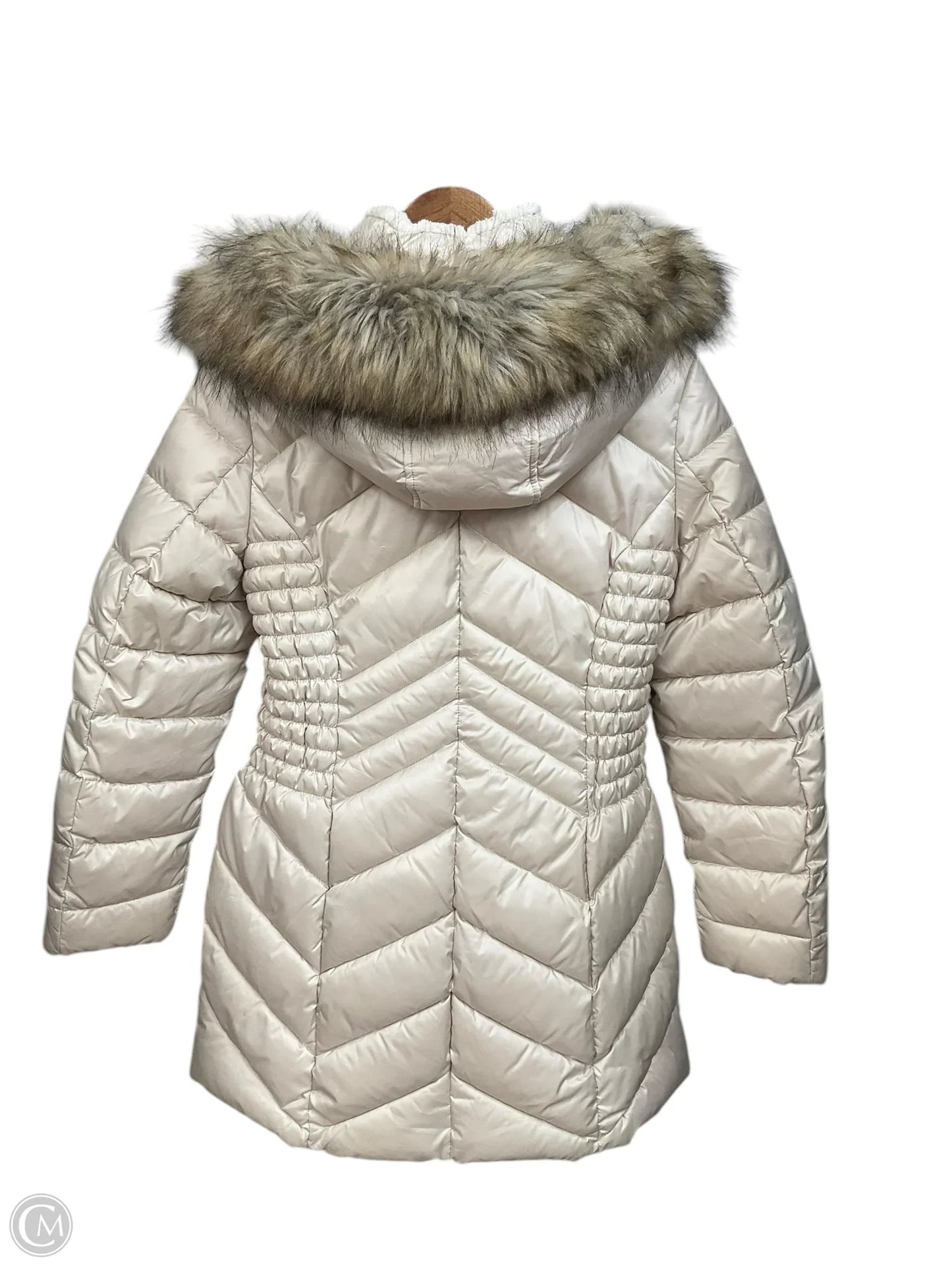 Coat Parka By Laundry In Beige, Size: M