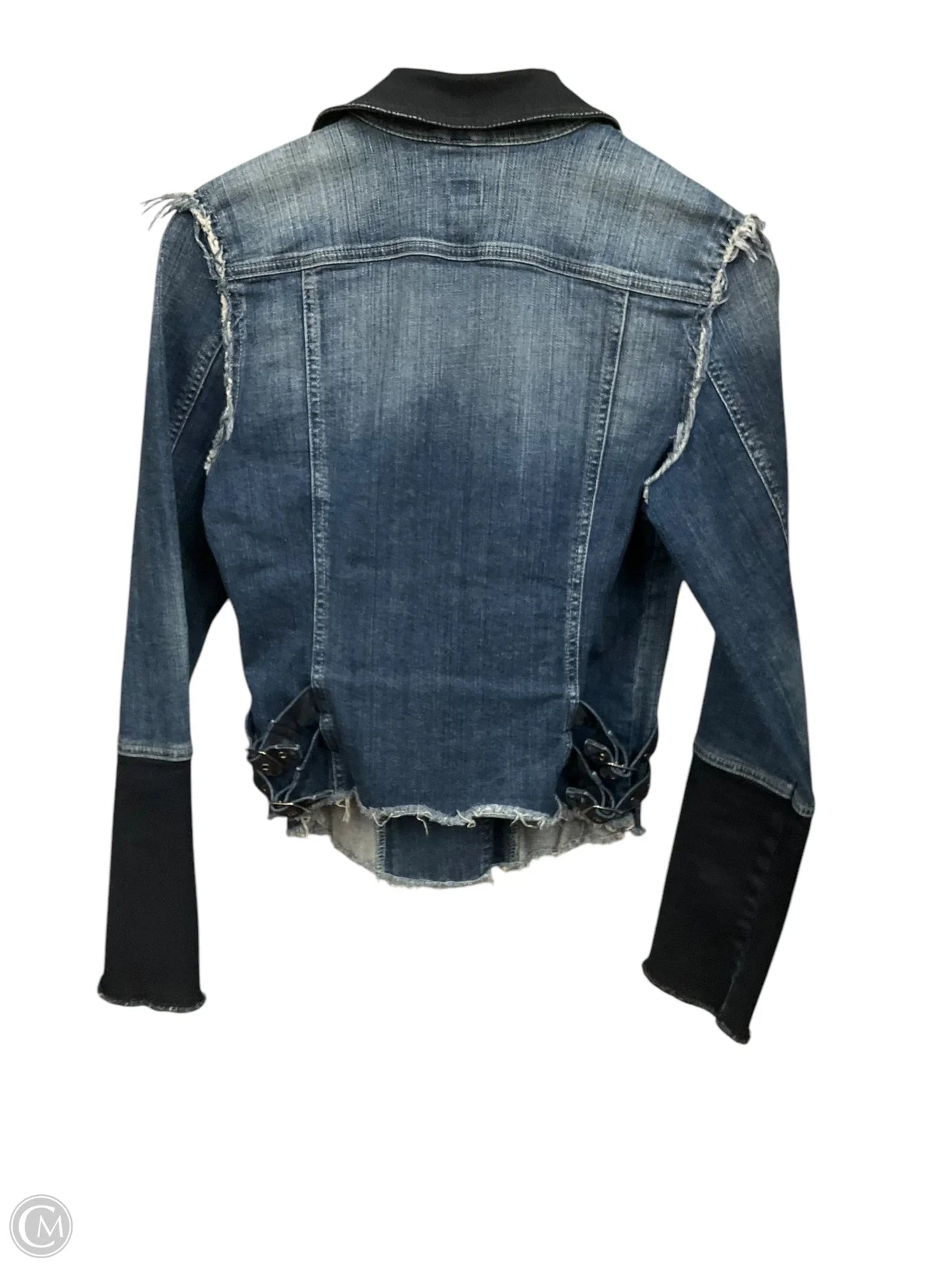 Jacket Denim By Guess In Blue Denim, Size: M