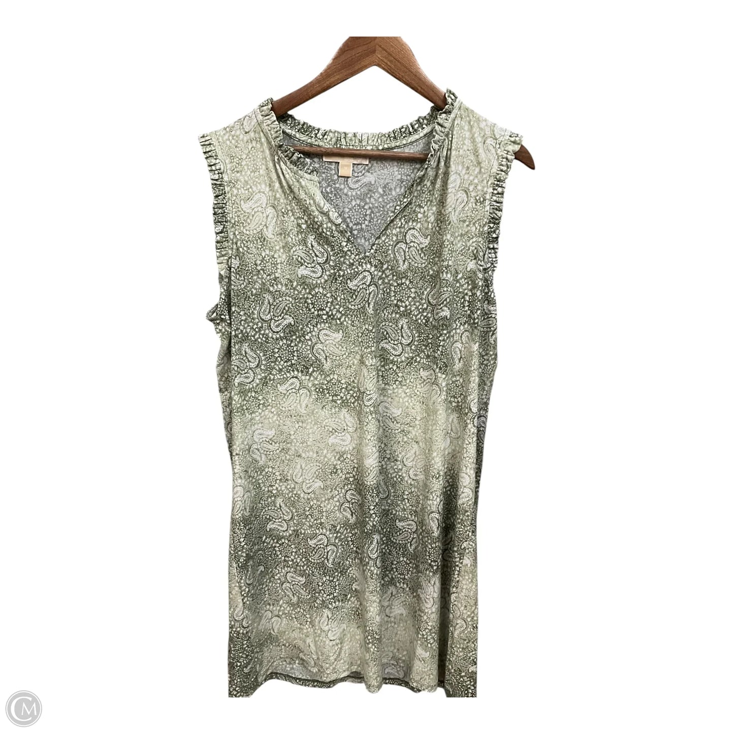 Dress Casual Short By Michael By Michael Kors In Green, Size: 1x