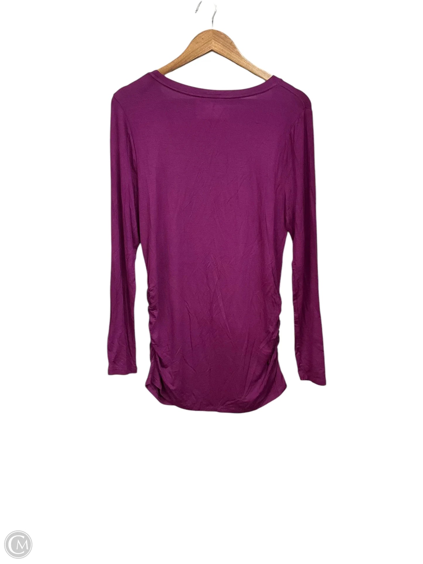 Maternity Top Long Sleeve By A Glow, Size: L