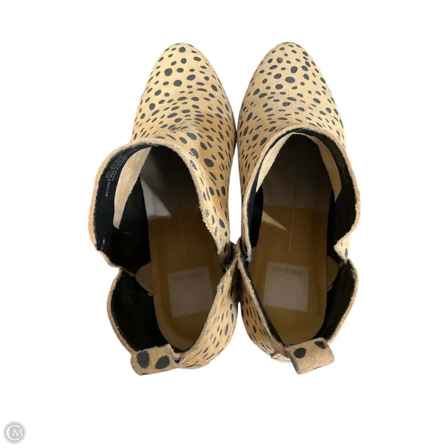 Boots Ankle Heels By Dolce Vita In Animal Print, Size: 8