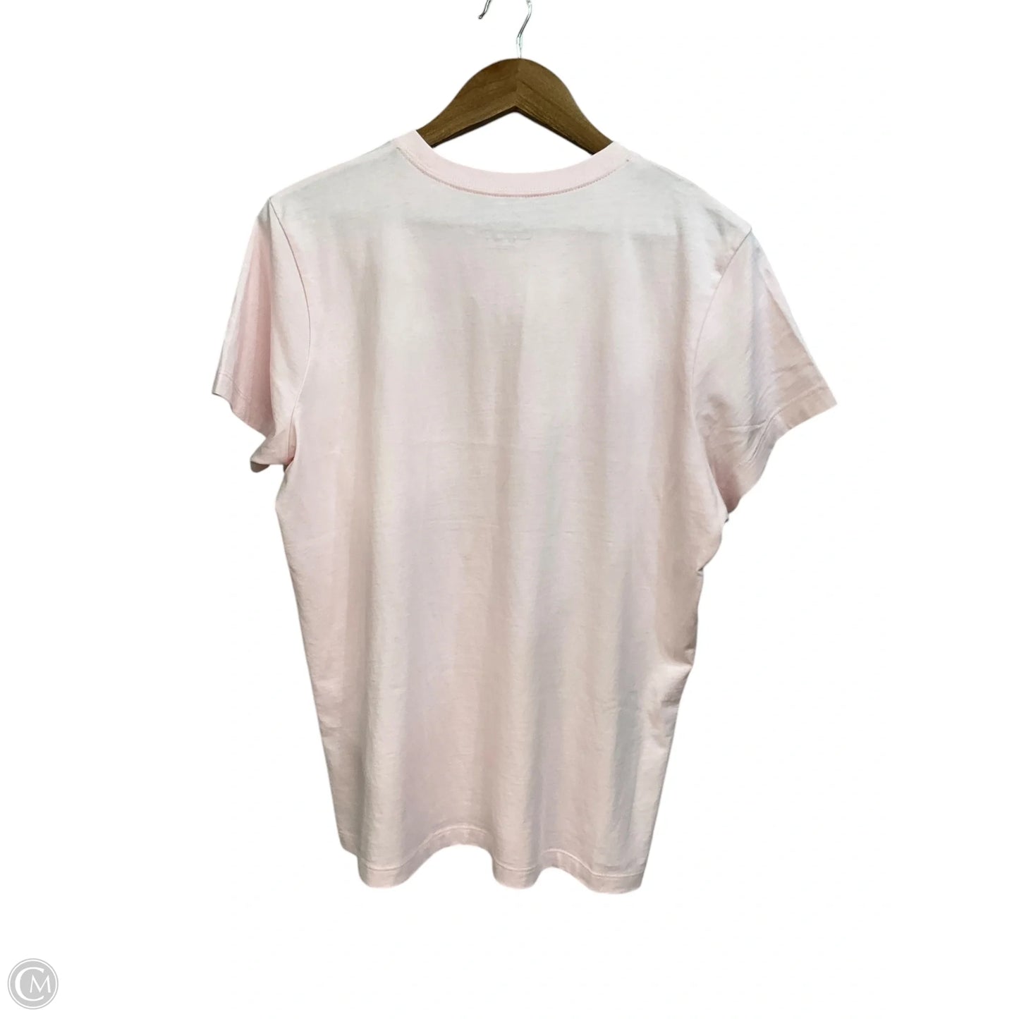 Top Short Sleeve Designer By Coach In Pink, Size: M