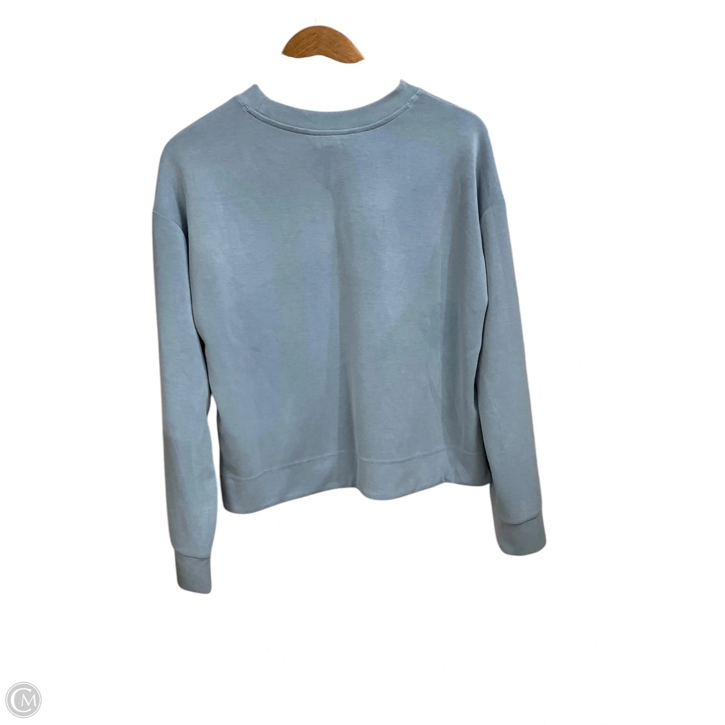 Athletic Top Long Sleeve Crewneck By Athleta In Blue, Size: L