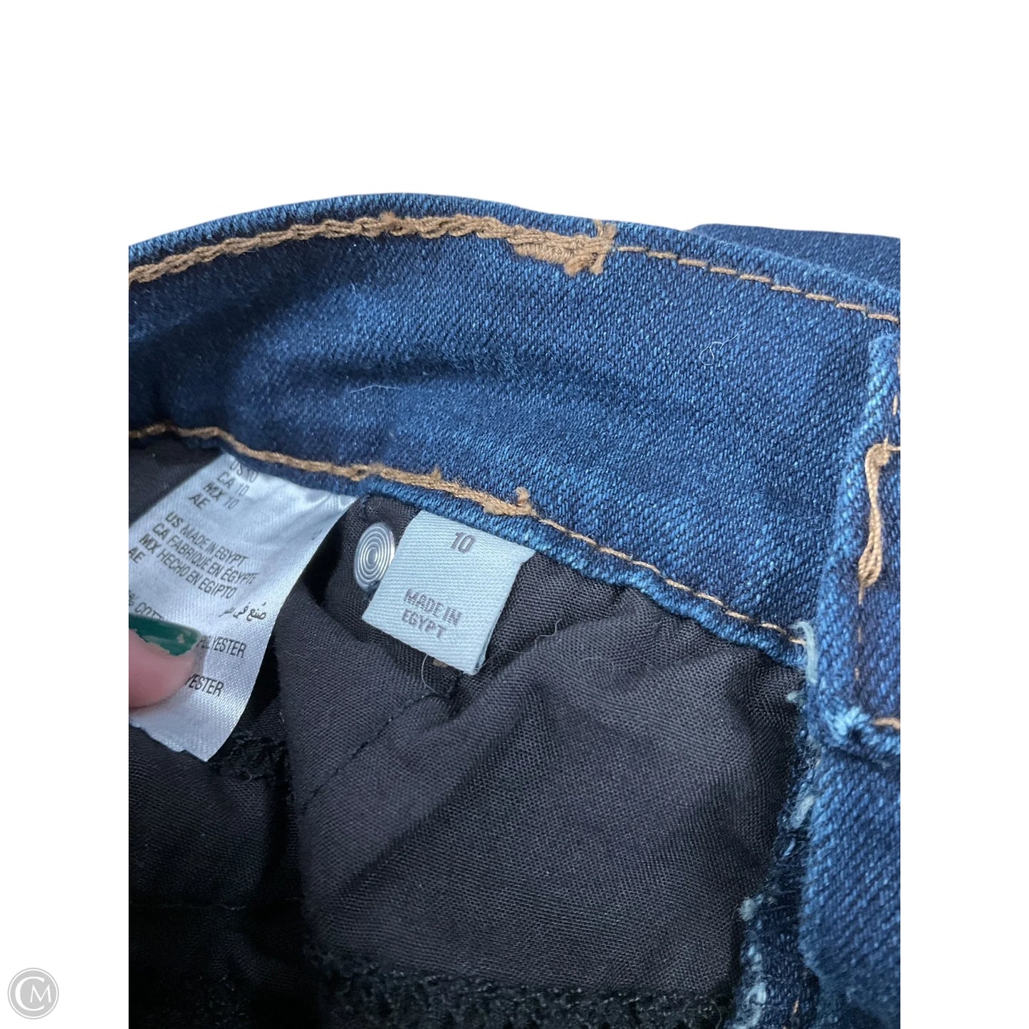 Jeans Boot Cut By Style And Company In Blue Denim, Size: 10