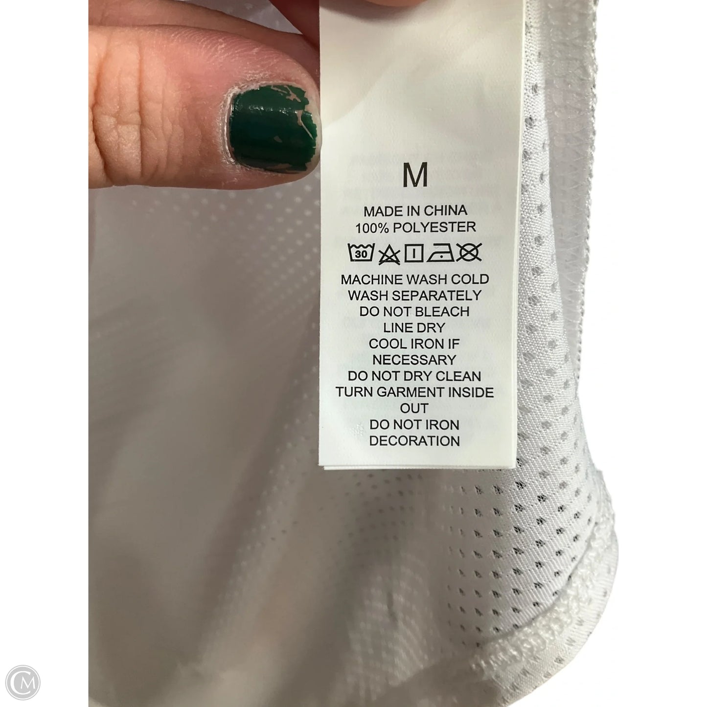 Tank Top Designer By Kate Spade In White, Size: M