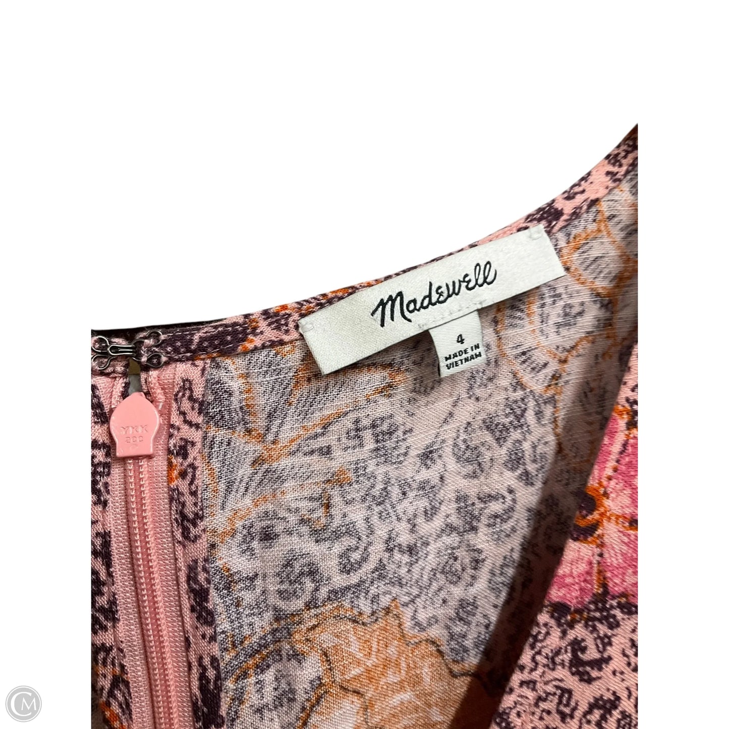 Dress Casual Midi By Madewell In Floral Print, Size: S