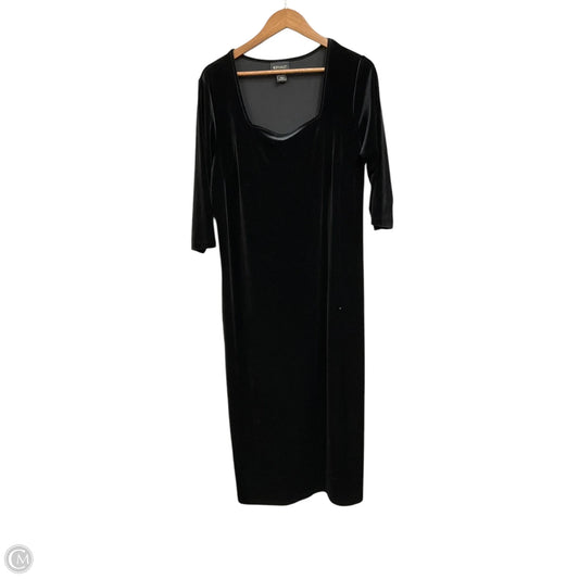 Dress Casual Maxi By Lane Bryant In Black, Size: 1x