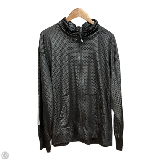 Athletic Jacket By Nine West Apparel In Black, Size: 3x