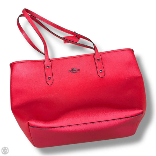 Tote Designer By Coach, Size: Medium