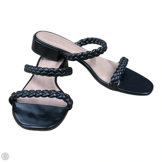 Sandals Flats By Cushionaire In Black, Size: 7.5