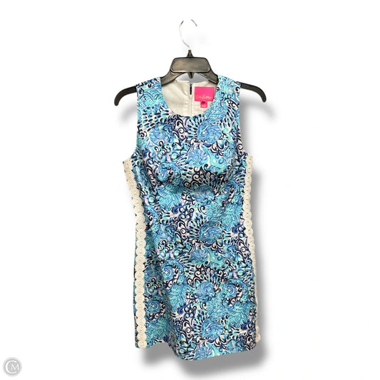 Dress Designer By Lilly Pulitzer In Blue & White, Size: S
